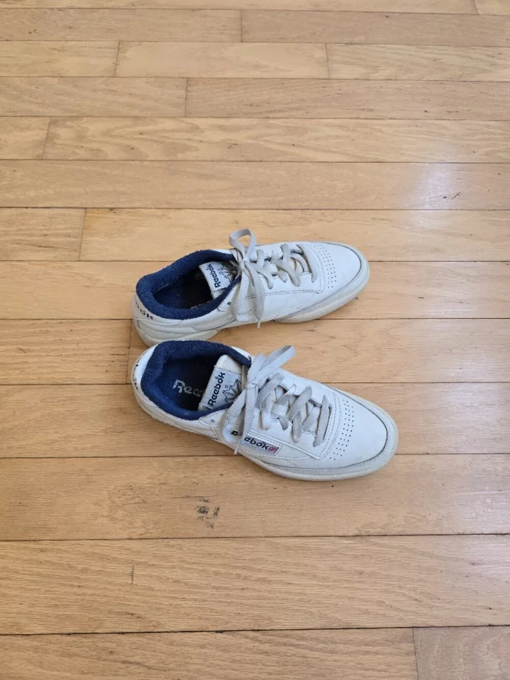 Reebok | Club C 85 Vintage cream leather retro sneakers | WMS 6.5